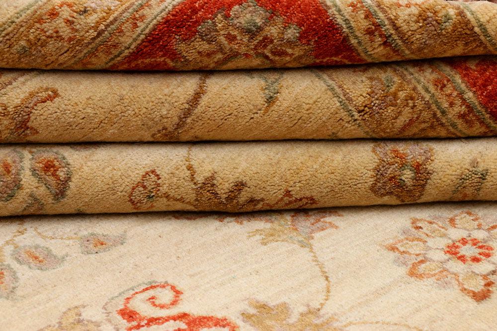 Tan Ziegler 6' 6 x 9' 6 - No. 39827 - ALRUG Rug Store