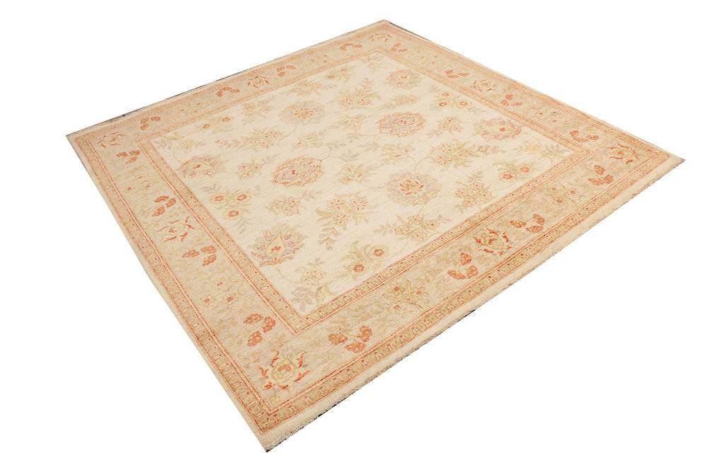 Tan Ziegler 6' 6 x 6' 5 - No. 39829 - ALRUG Rug Store