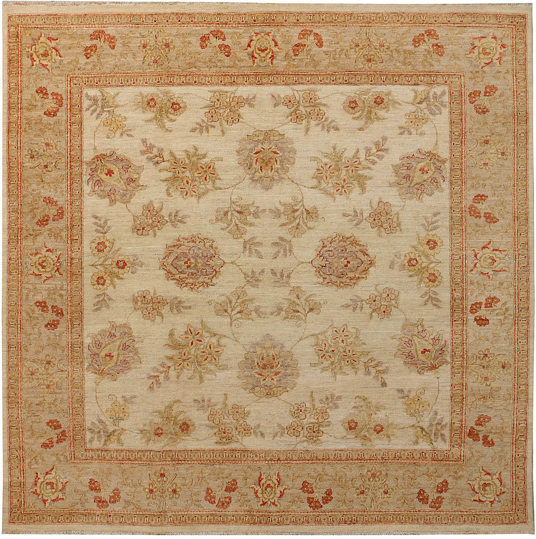 Tan Ziegler 6' 6 x 6' 5 - No. 39829 - ALRUG Rug Store