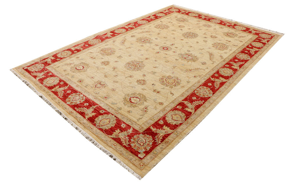 Tan Oushak 6' 5 x 9' 10 - No. 39840 - ALRUG Rug Store