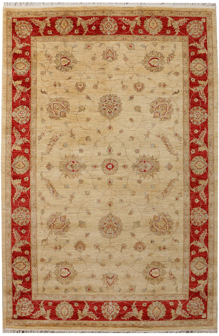Tan Oushak 6' 5 x 9' 10 - No. 39840 - ALRUG Rug Store