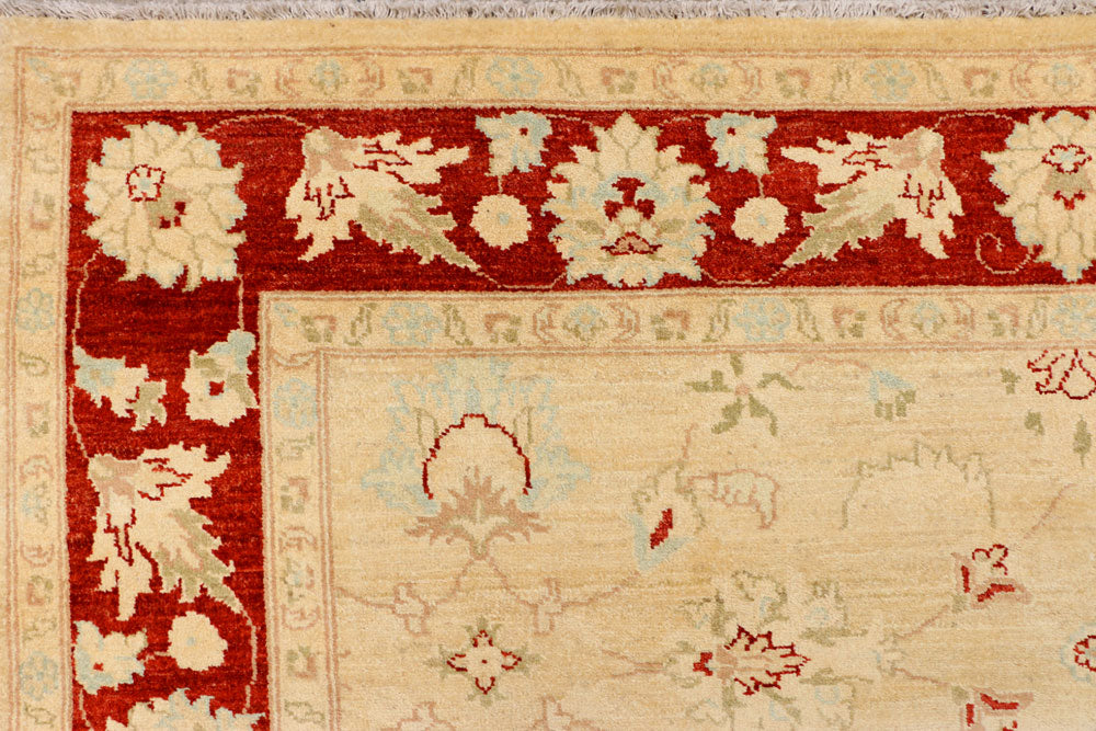 Wheat Ziegler 6' 4 x 9' 6 - No. 39843 - ALRUG Rug Store