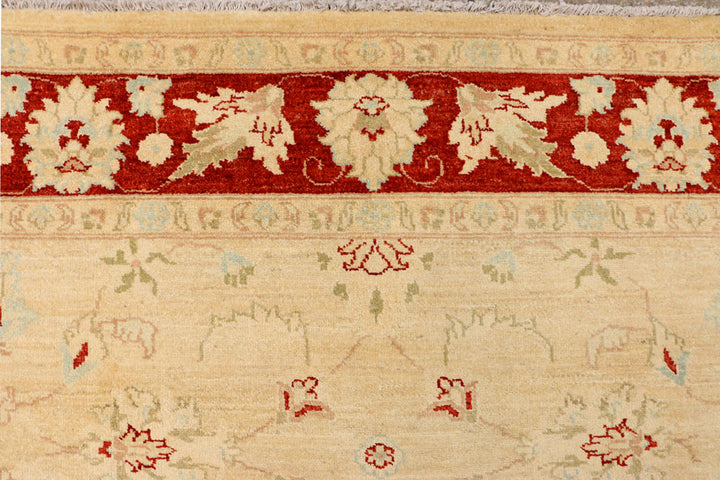Wheat Ziegler 6' 4 x 9' 6 - No. 39843 - ALRUG Rug Store