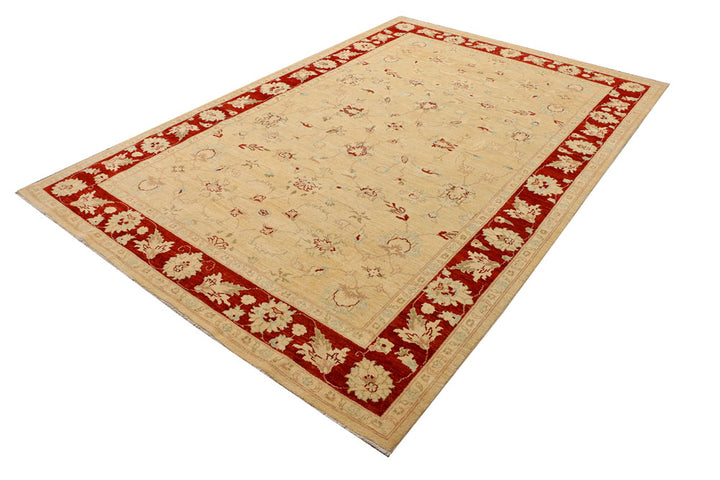 Wheat Ziegler 6' 4 x 9' 6 - No. 39843 - ALRUG Rug Store