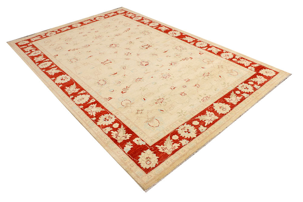Wheat Ziegler 6' 4 x 9' 6 - No. 39843 - ALRUG Rug Store