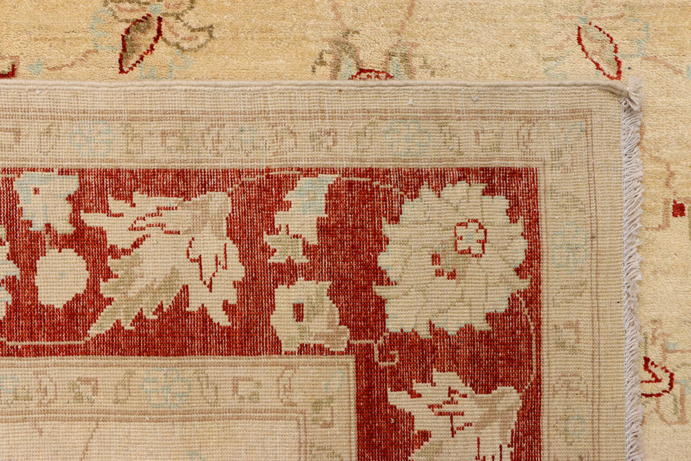 Wheat Ziegler 6' 4 x 9' 6 - No. 39843 - ALRUG Rug Store