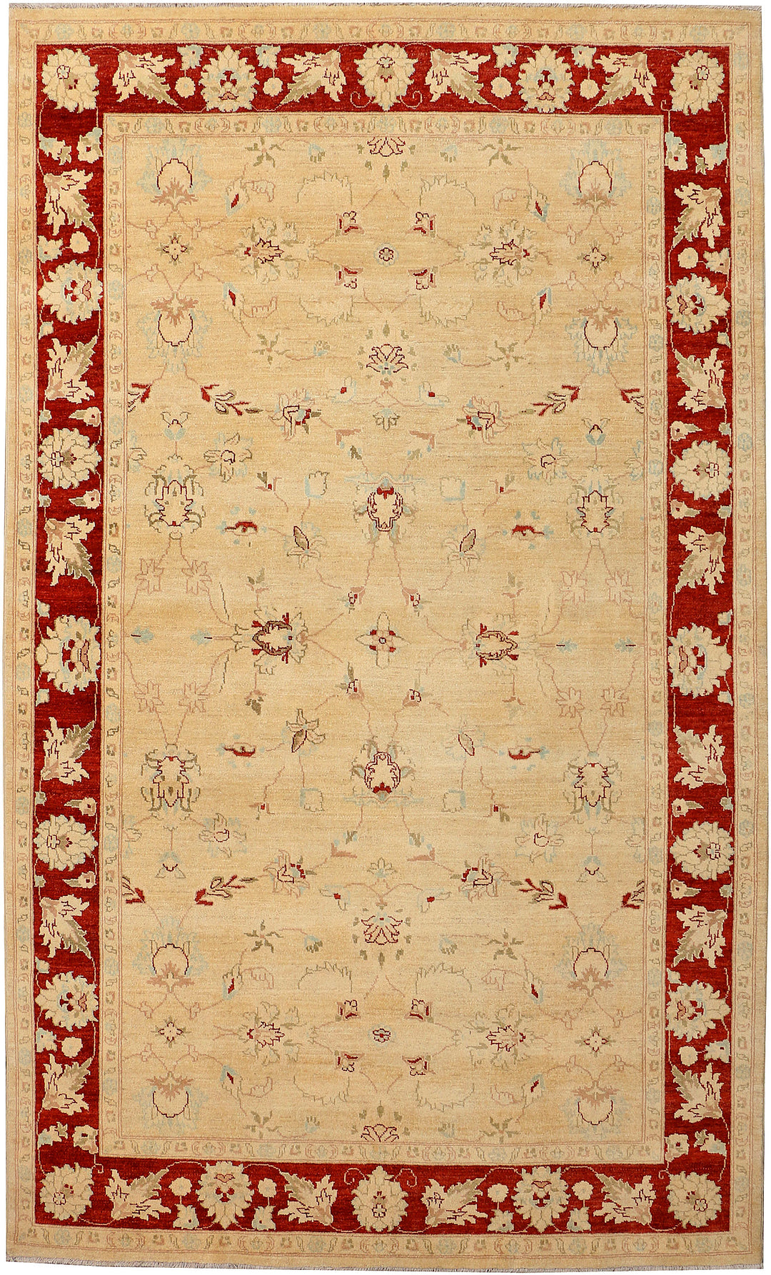 Wheat Ziegler 6' 4 x 9' 6 - No. 39843 - ALRUG Rug Store