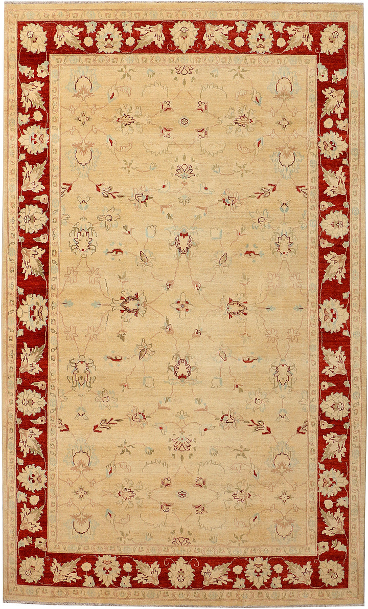 Wheat Ziegler 6' 4 x 9' 6 - No. 39843 - ALRUG Rug Store