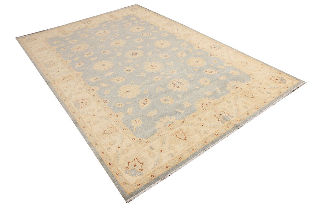 Dark Grey Oushak 6' 5 x 9' 11 - No. 39845 - ALRUG Rug Store