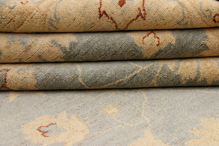 Dark Grey Oushak 6' 5 x 9' 11 - No. 39845 - ALRUG Rug Store