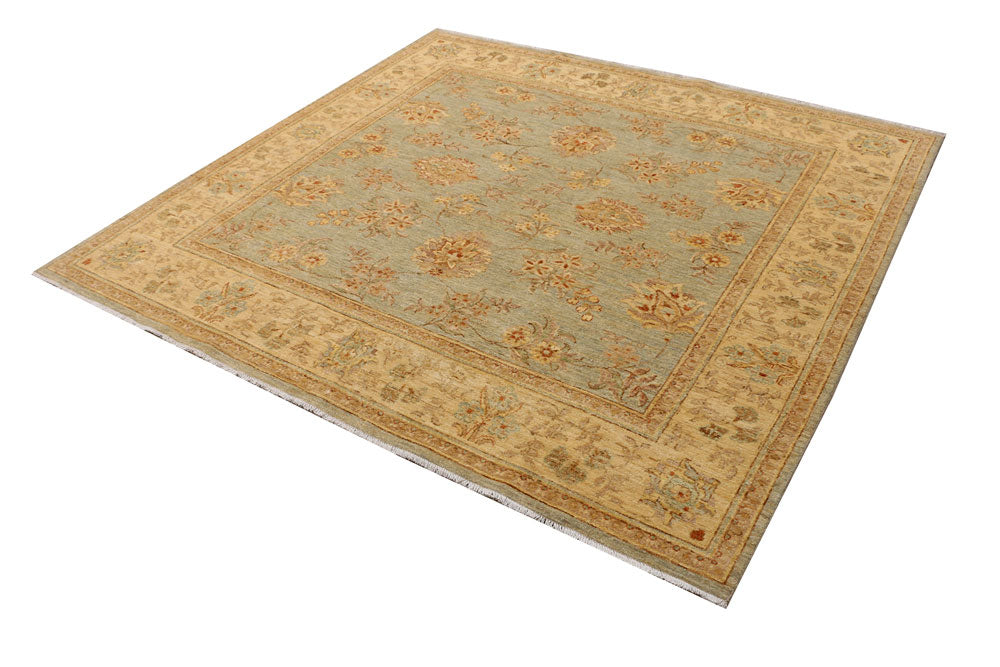 Dark Grey Ziegler 6' 9 x 6' 4 - No. 39847 - ALRUG Rug Store