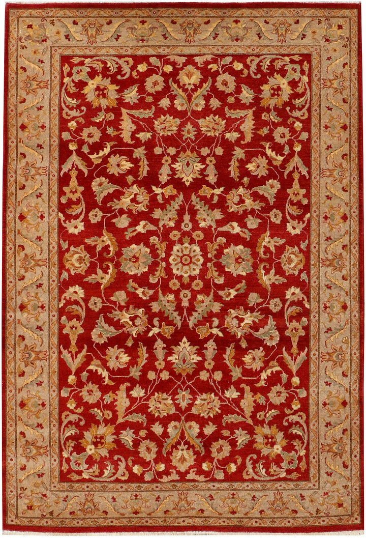 Firebrick Mahal 4' 2 x 6' 1 - No. 39851 - ALRUG Rug Store