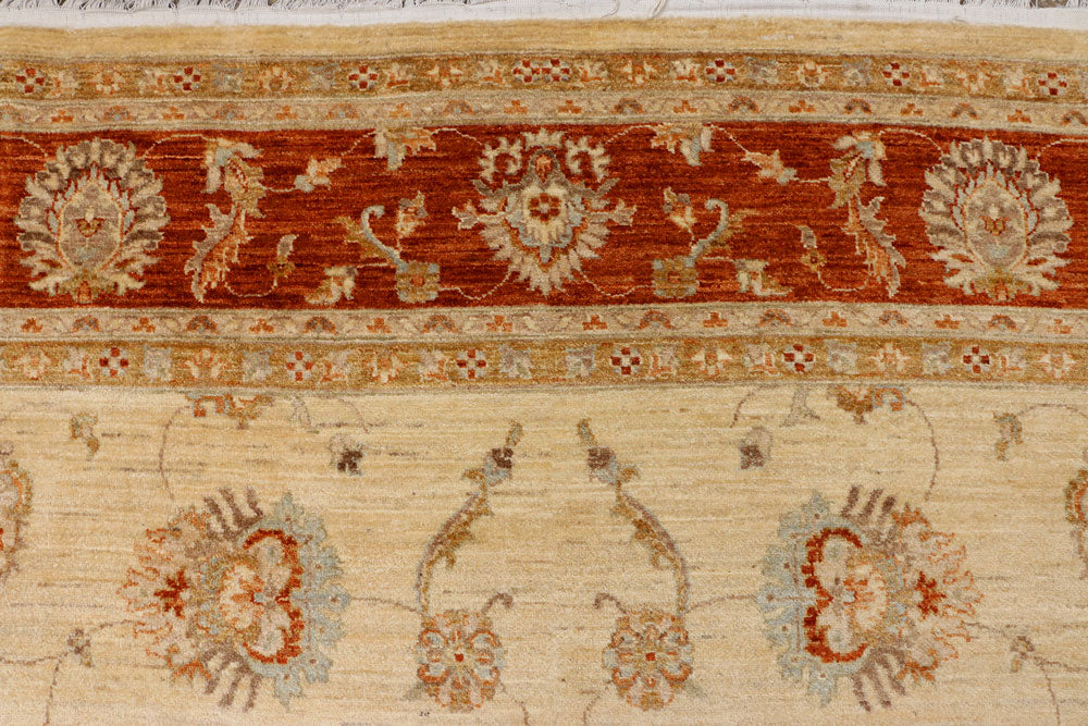 Wheat Ziegler 8' 2 x 11' 4 - No. 39862 - ALRUG Rug Store