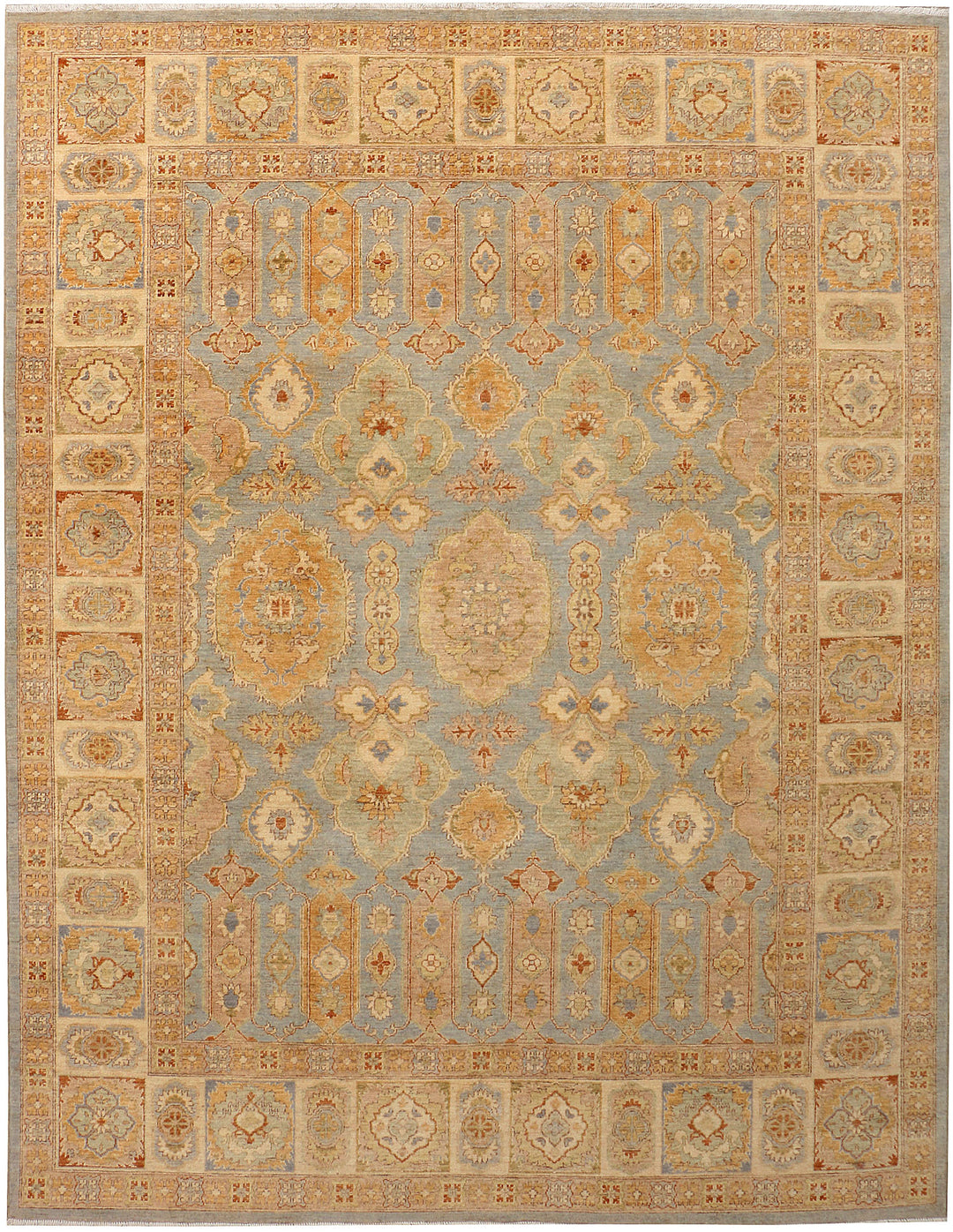 Silver Oushak 8' x 10' 7 - No. 39863 - ALRUG Rug Store