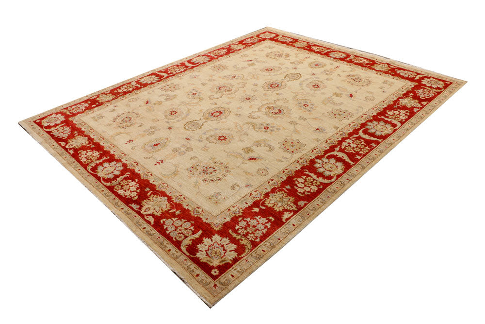 Wheat Ziegler 7' 11 x 9' 10 - No. 39865 - ALRUG Rug Store