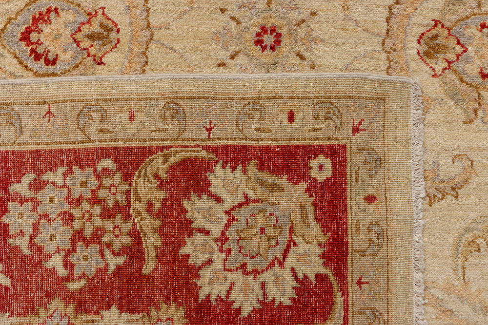 Wheat Ziegler 7' 11 x 9' 10 - No. 39865 - ALRUG Rug Store