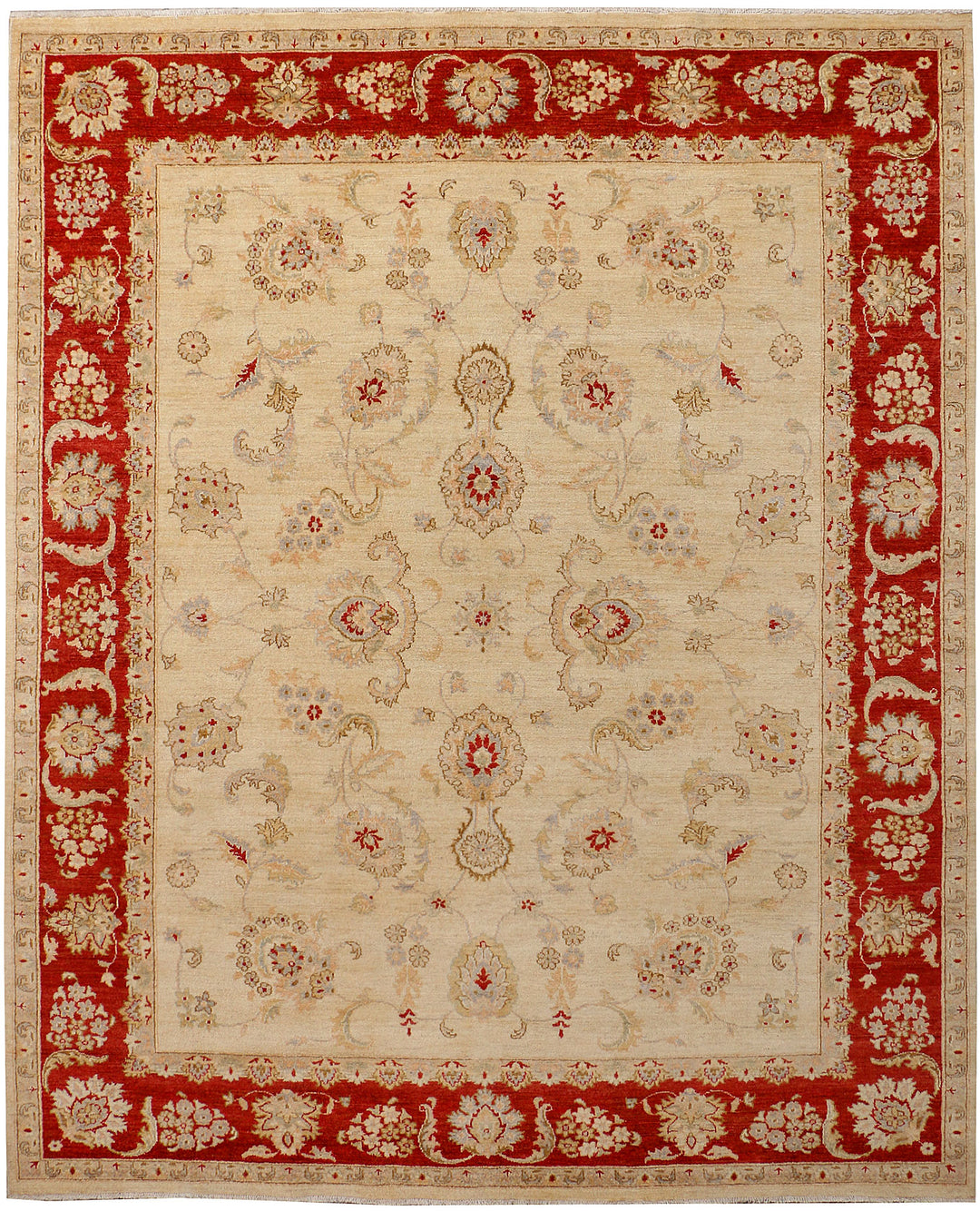 Wheat Ziegler 7' 11 x 9' 10 - No. 39865 - ALRUG Rug Store