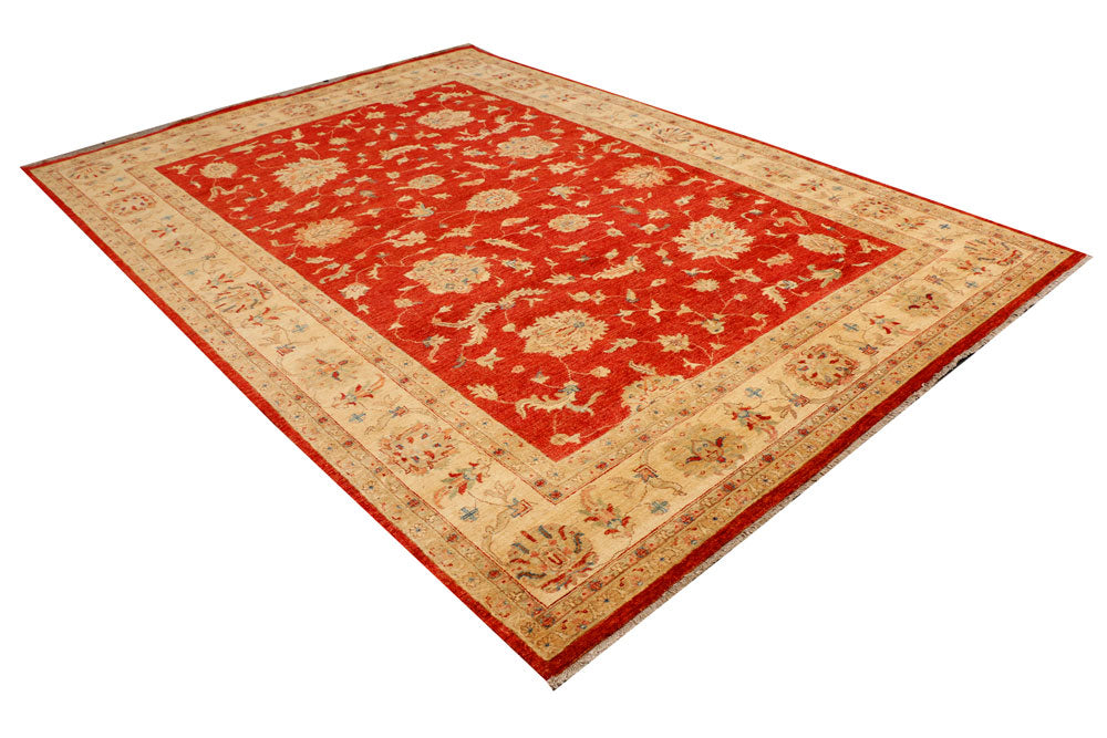 Firebrick Ziegler 7' 10 x 11' - No. 39880 - ALRUG Rug Store