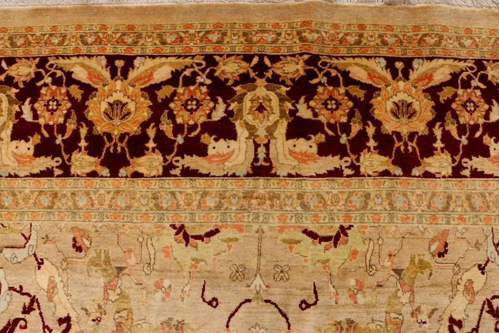Tan Sultanabad 8' 1 x 9' 5 - No. 39884 - ALRUG Rug Store