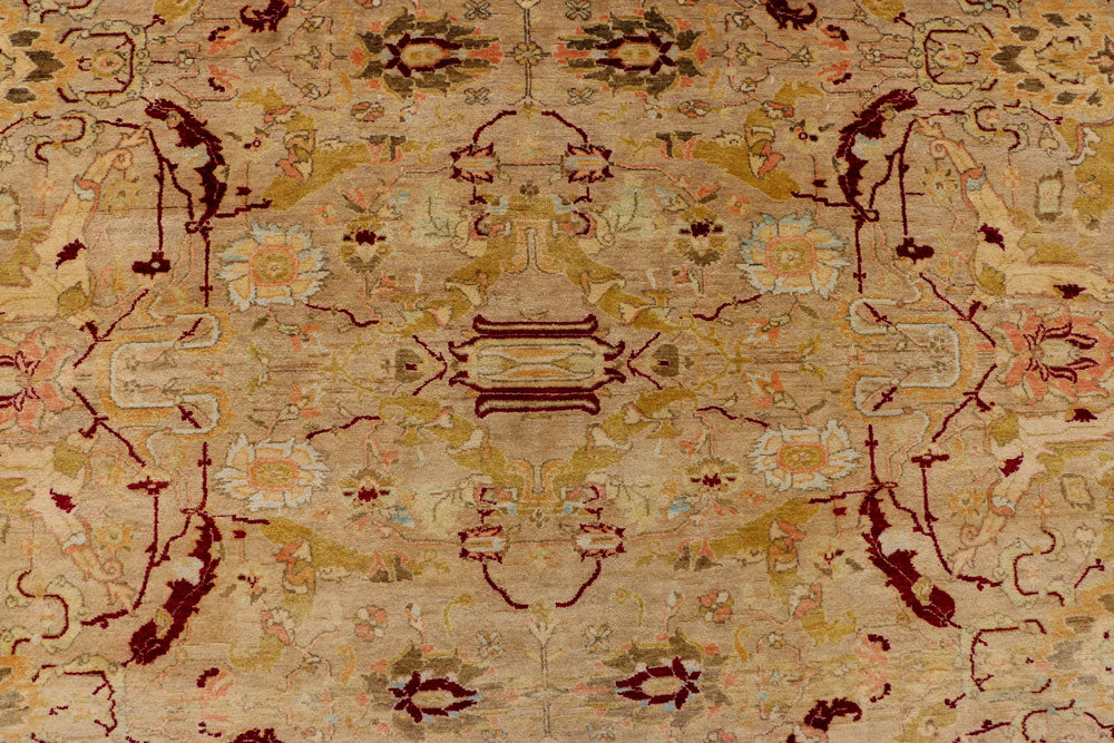 Tan Sultanabad 8' 1 x 9' 5 - No. 39884 - ALRUG Rug Store