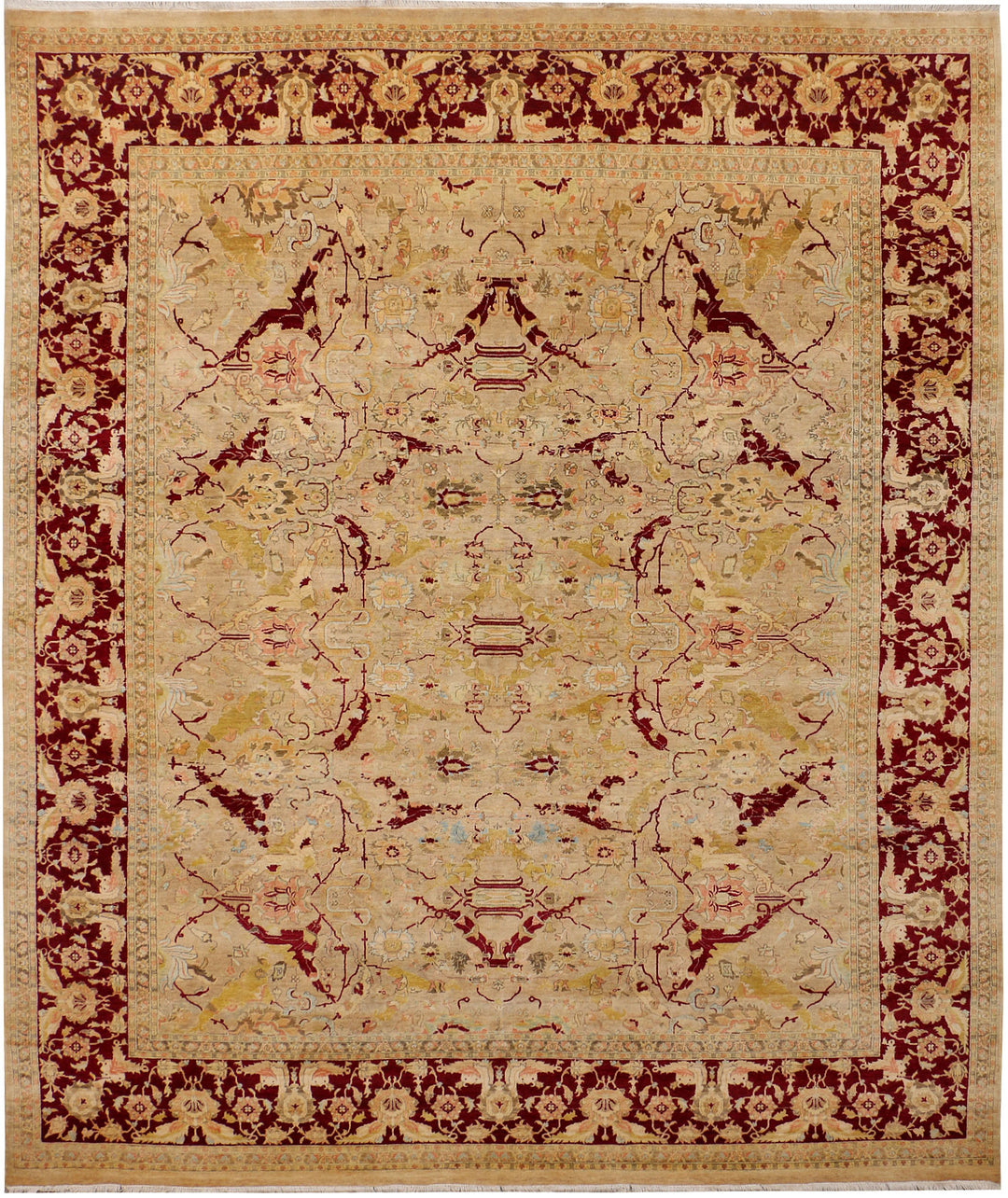 Tan Sultanabad 8' 1 x 9' 5 - No. 39884 - ALRUG Rug Store