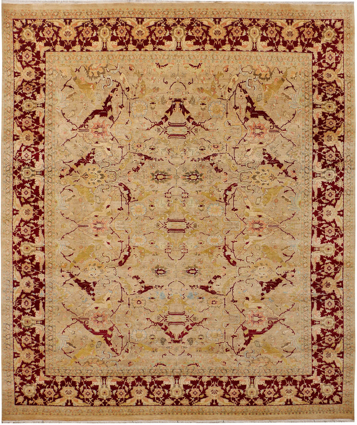 Tan Sultanabad 8' 1 x 9' 5 - No. 39884 - ALRUG Rug Store
