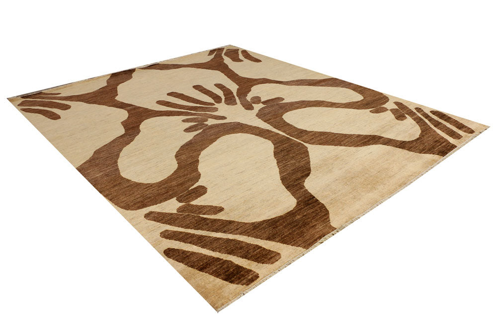 Wheat Gabbeh 9' 1 x 10' 9 - No. 39885 - ALRUG Rug Store