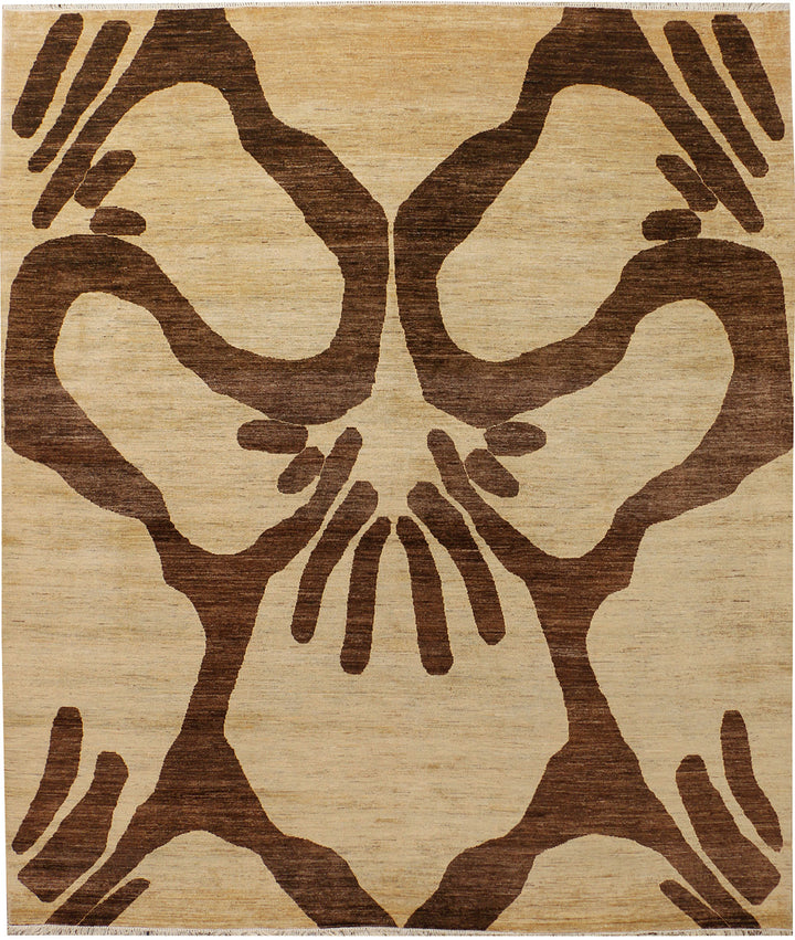 Wheat Gabbeh 9' 1 x 10' 9 - No. 39885 - ALRUG Rug Store