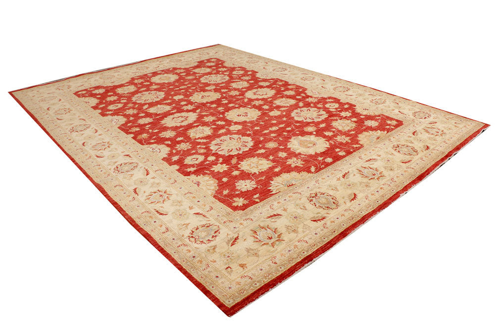 Firebrick Ziegler 9' 7 x 12' 2 - No. 39886 - ALRUG Rug Store