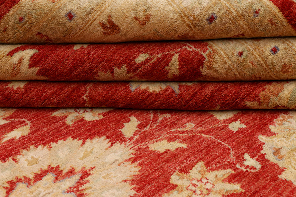 Firebrick Ziegler 9' 7 x 12' 2 - No. 39886 - ALRUG Rug Store