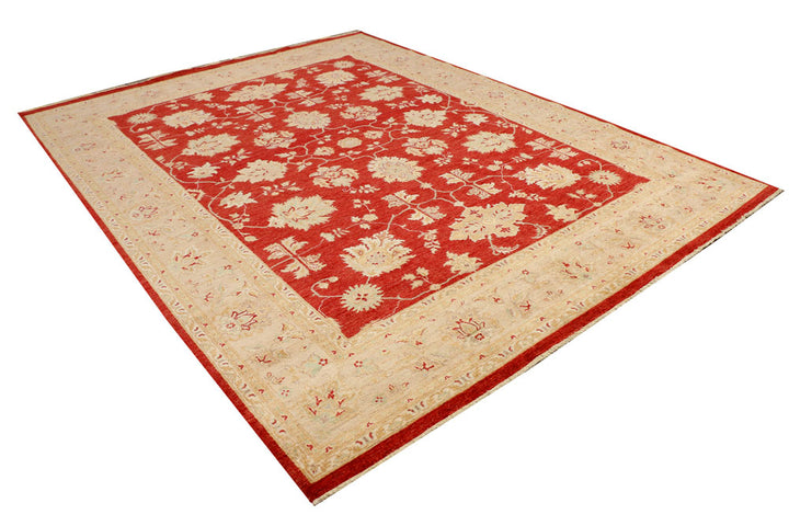 Firebrick Ziegler 9' 8 x 12' 5 - No. 39887 - ALRUG Rug Store