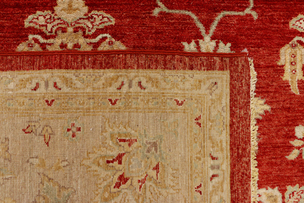 Firebrick Ziegler 9' 8 x 12' 5 - No. 39887 - ALRUG Rug Store