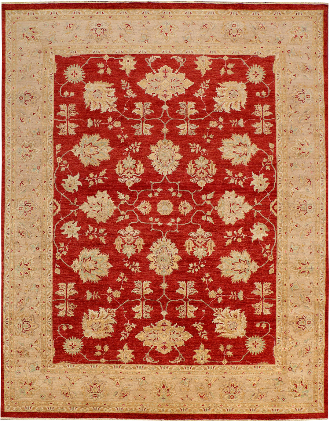 Firebrick Ziegler 9' 8 x 12' 5 - No. 39887 - ALRUG Rug Store