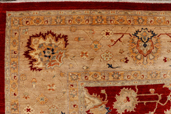Dark Red Ziegler 9' 9 x 13' 10 - No. 39888 - ALRUG Rug Store