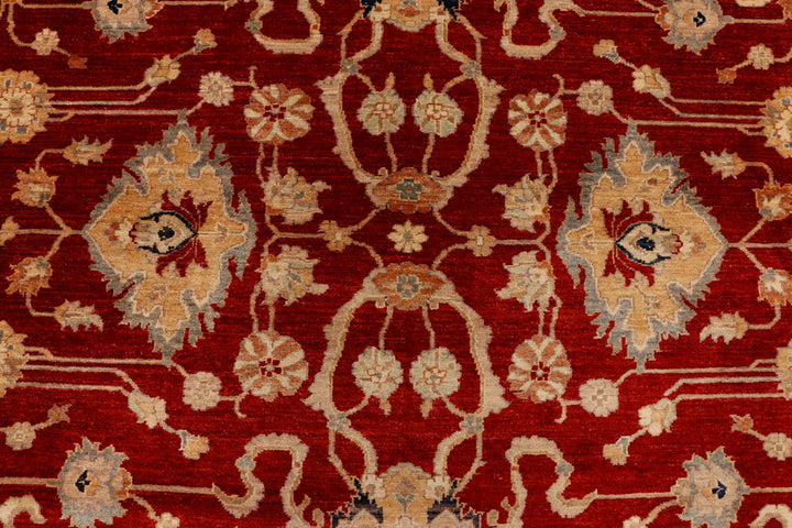 Dark Red Ziegler 9' 9 x 13' 10 - No. 39888 - ALRUG Rug Store