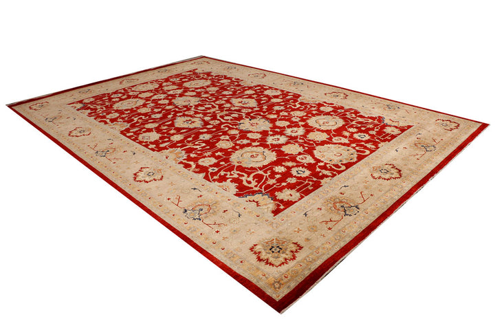 Dark Red Ziegler 9' 9 x 13' 10 - No. 39888 - ALRUG Rug Store