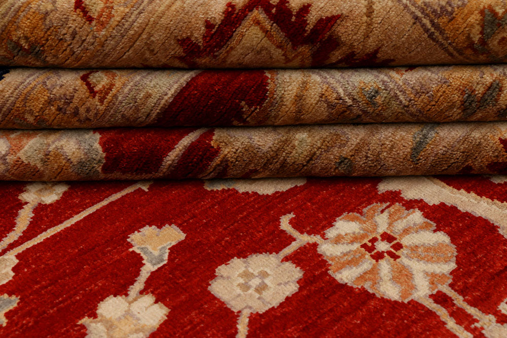 Dark Red Ziegler 9' 9 x 13' 10 - No. 39888 - ALRUG Rug Store