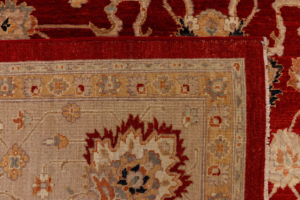 Dark Red Ziegler 9' 9 x 13' 10 - No. 39888 - ALRUG Rug Store