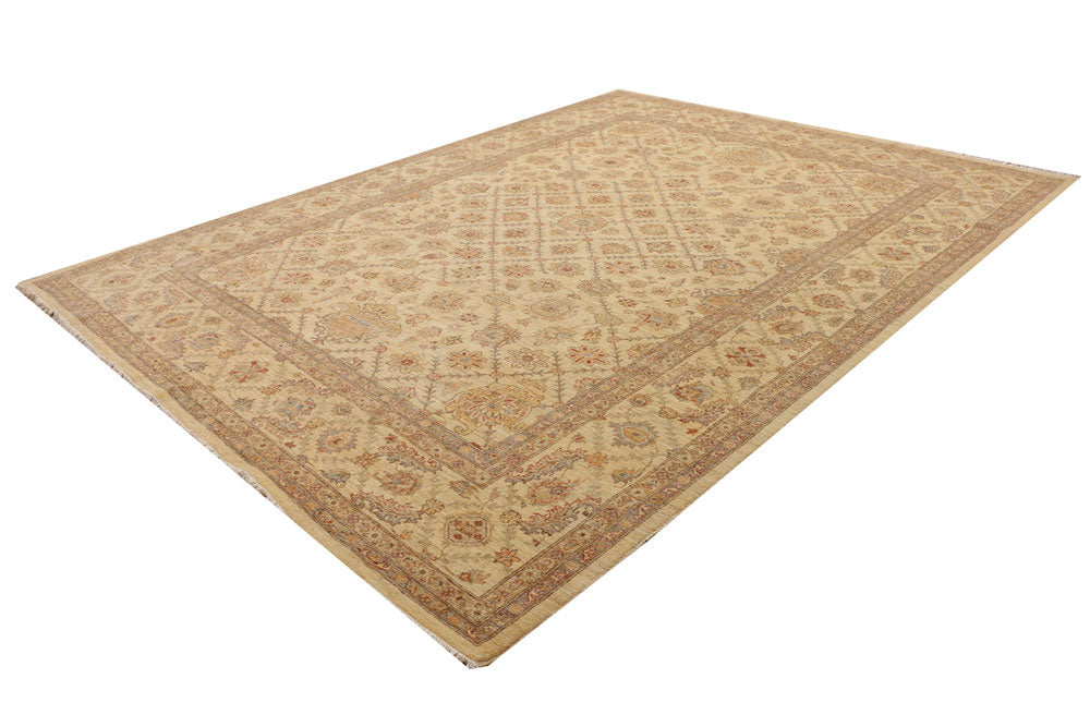 Tan Ziegler 9' x 11' 11 - No. 39890 - ALRUG Rug Store