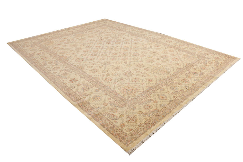 Tan Ziegler 9' x 11' 11 - No. 39890 - ALRUG Rug Store
