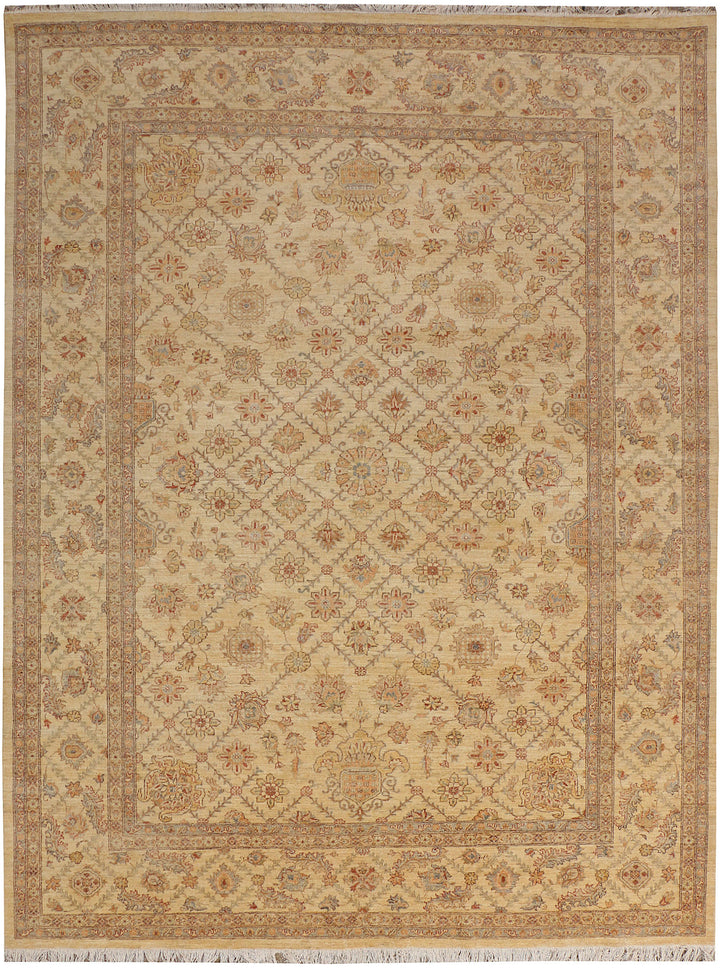 Tan Ziegler 9' x 11' 11 - No. 39890 - ALRUG Rug Store