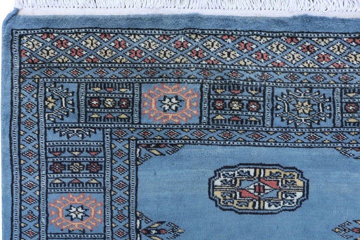 Royal Blue Bokhara 4' 2 x 5' 11 - No. 40106 - ALRUG Rug Store