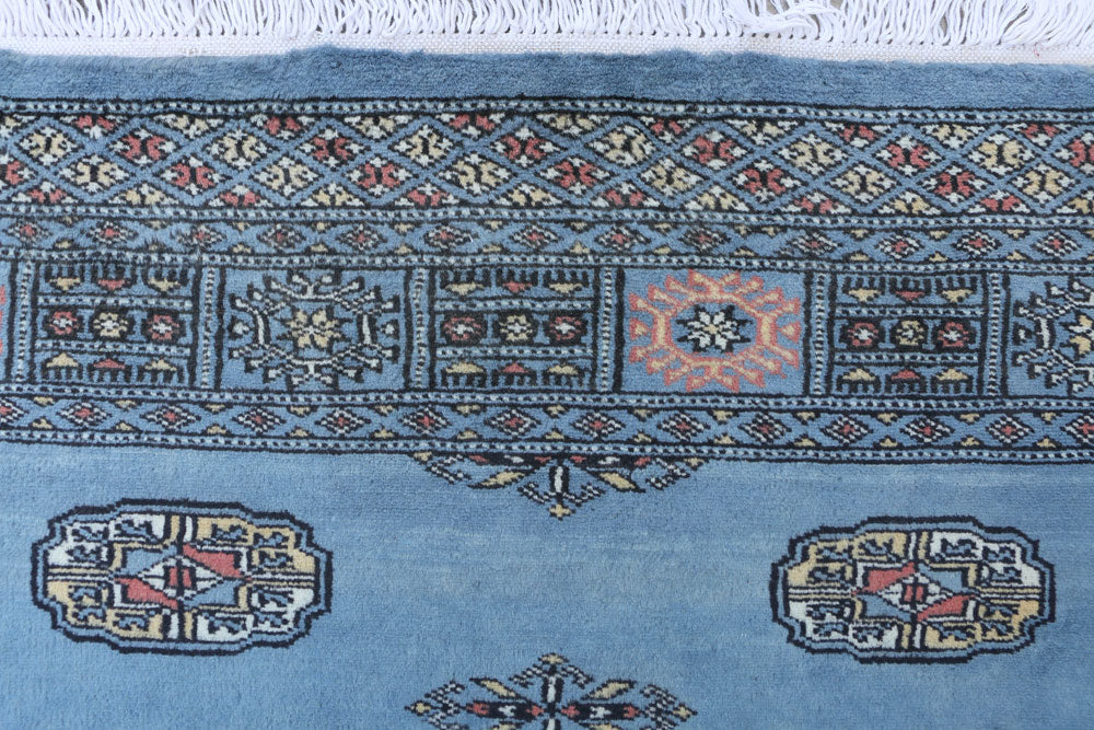 Royal Blue Bokhara 4' 2 x 5' 11 - No. 40106 - ALRUG Rug Store
