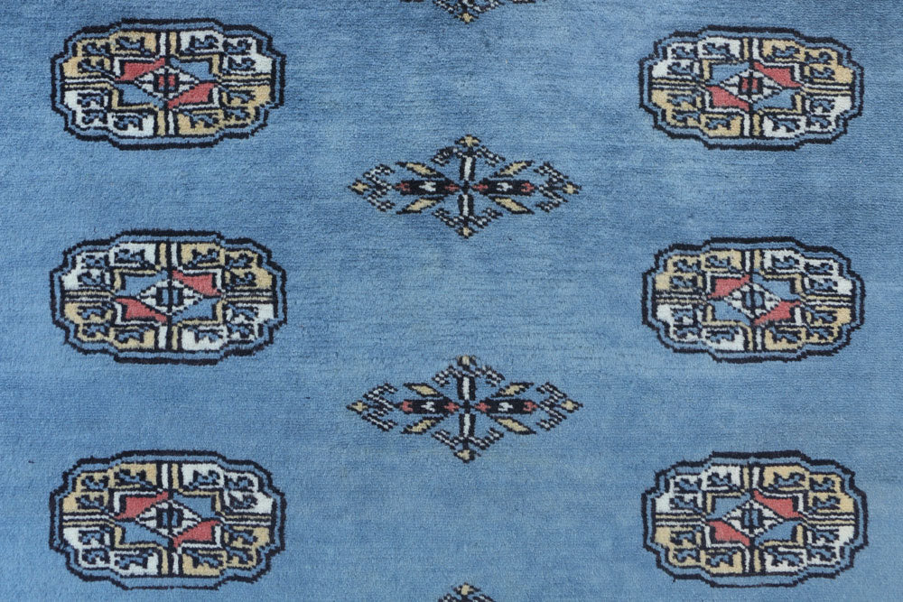 Royal Blue Bokhara 4' 2 x 5' 11 - No. 40106 - ALRUG Rug Store