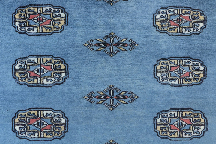 Royal Blue Bokhara 4' 2 x 5' 11 - No. 40106 - ALRUG Rug Store