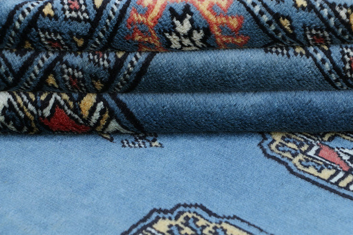 Royal Blue Bokhara 4' 2 x 5' 11 - No. 40106 - ALRUG Rug Store