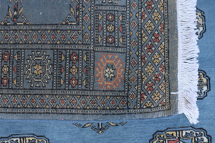 Royal Blue Bokhara 4' 2 x 5' 11 - No. 40106 - ALRUG Rug Store
