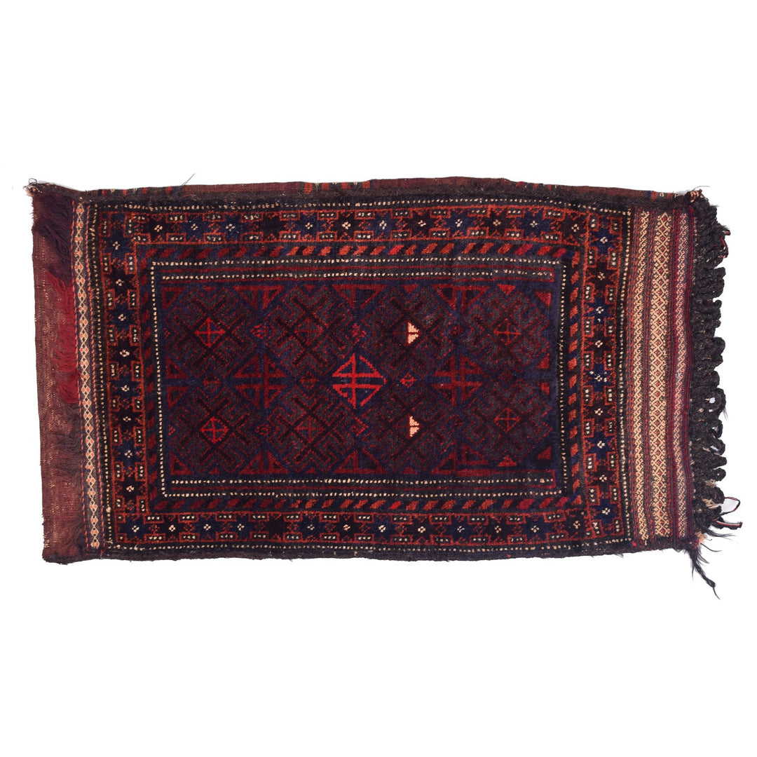 Afghan Balisht Rug 2' x 3' 5" Hand-Knotted