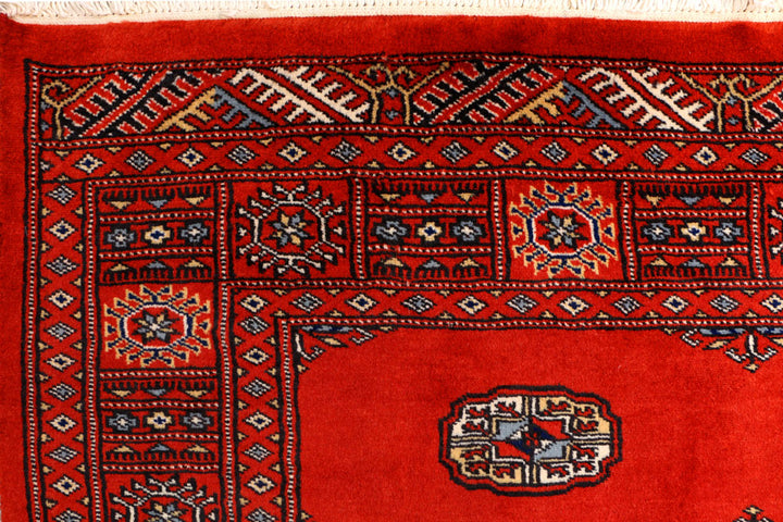 Orange Red Bokhara 4' 2 x 5' 9 - No. 41042 - ALRUG Rug Store