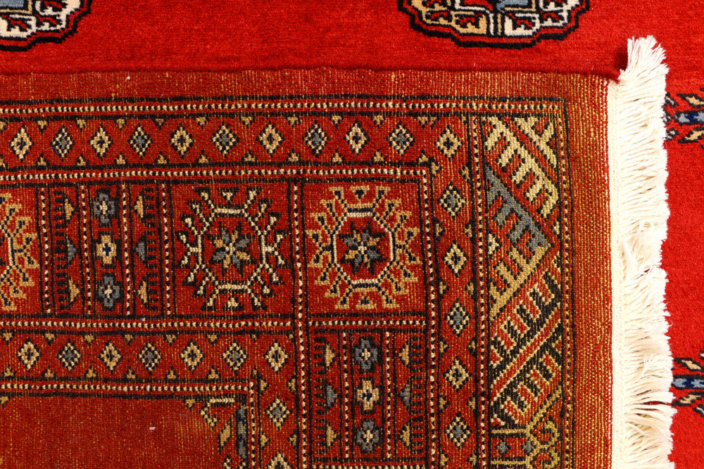 Orange Red Bokhara 4' 2 x 5' 9 - No. 41042 - ALRUG Rug Store
